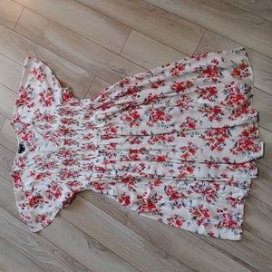 Torrid Size 1 Floral Ruffle Dress